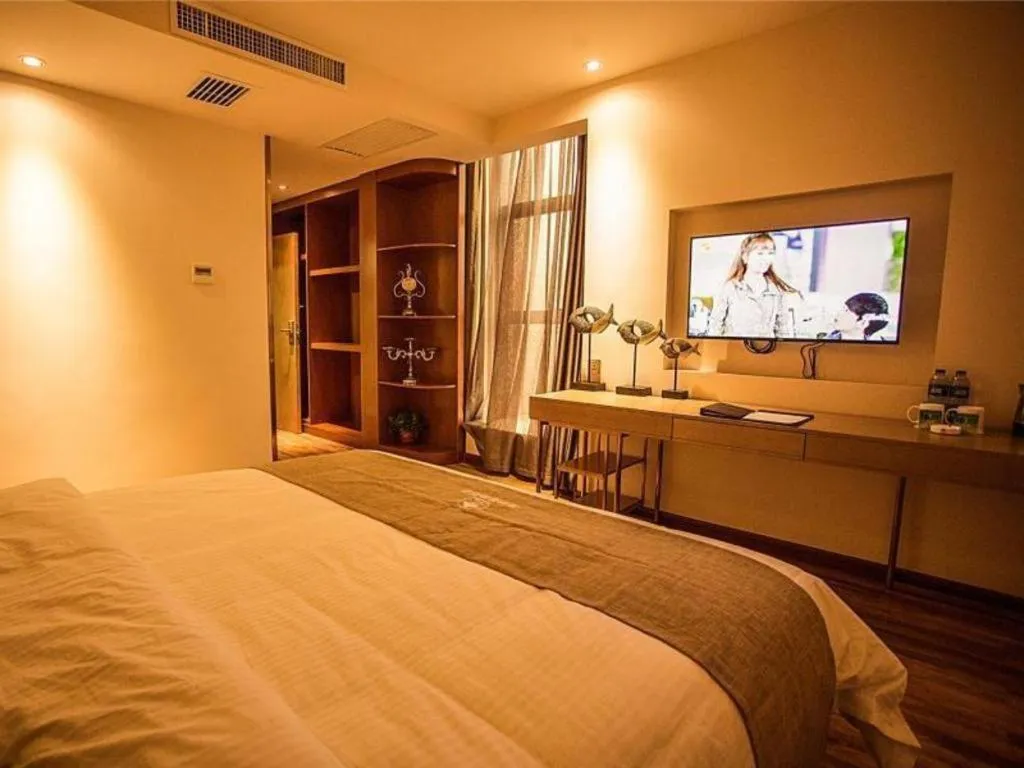 Bed in GreenTree Inn Xi'an Yanta District Dayanta Furongyuan Hotel