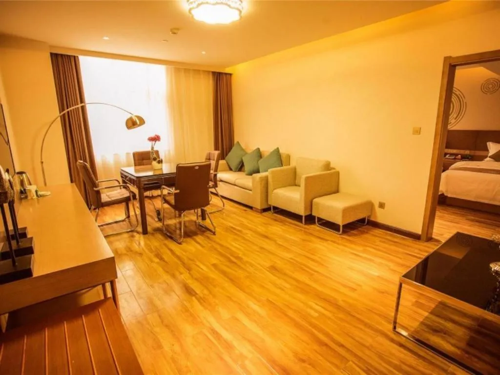 Bed in GreenTree Inn Xi'an Yanta District Dayanta Furongyuan Hotel