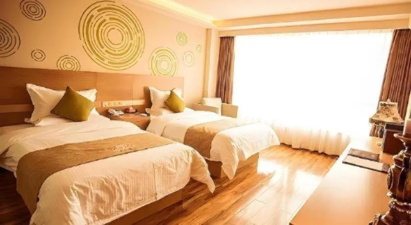 Bed in GreenTree Inn Xi'an Yanta District Dayanta Furongyuan Hotel