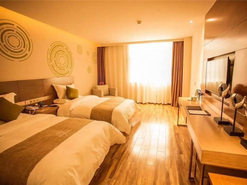 Bed in GreenTree Inn Xi'an Yanta District Dayanta Furongyuan Hotel