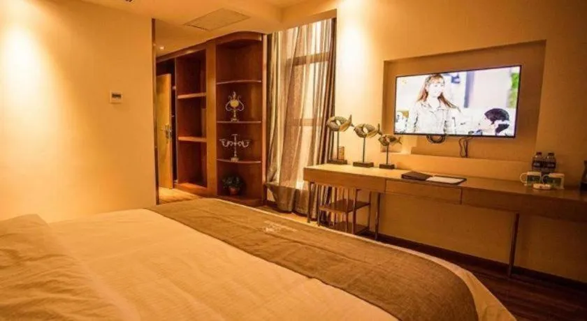 Bed in GreenTree Inn Xi'an Yanta District Dayanta Furongyuan Hotel