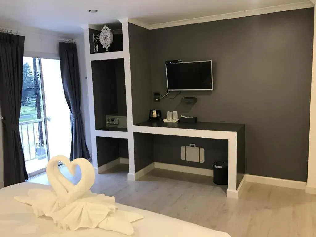 Bed in white house Bed in white house