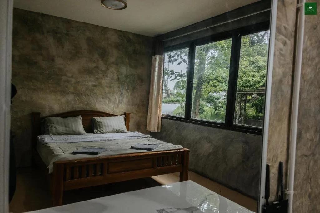 Bed in Pingview Villa Resort