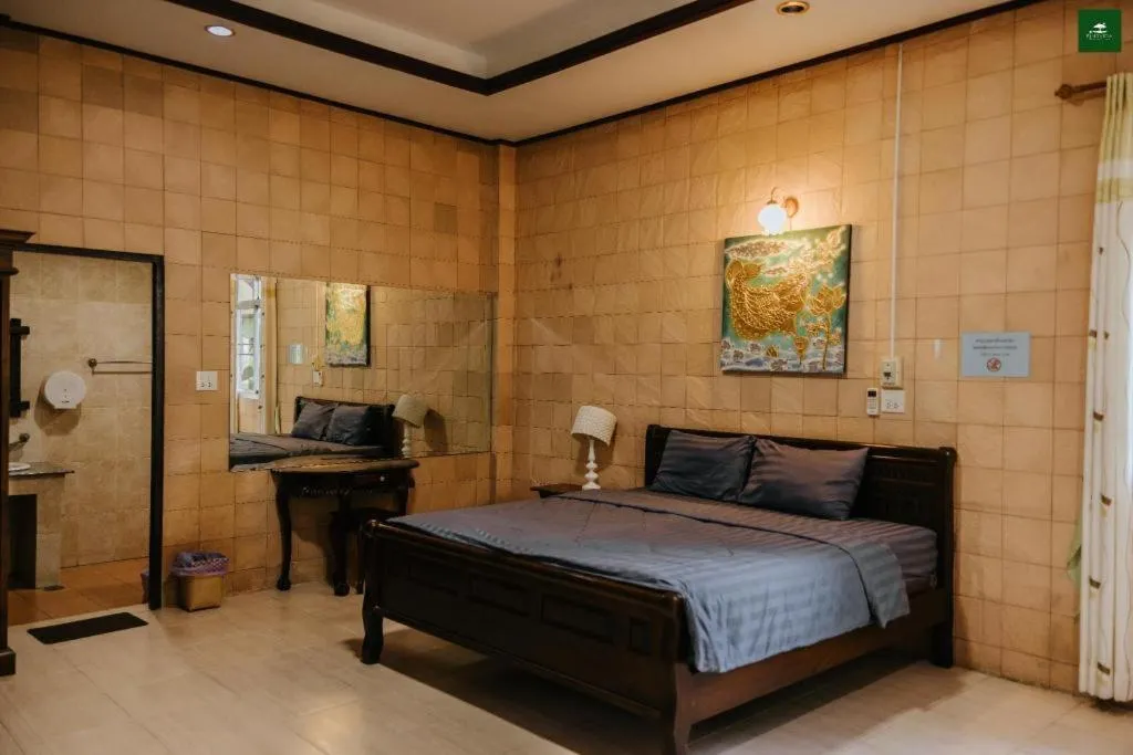 Bed in Pingview Villa Resort