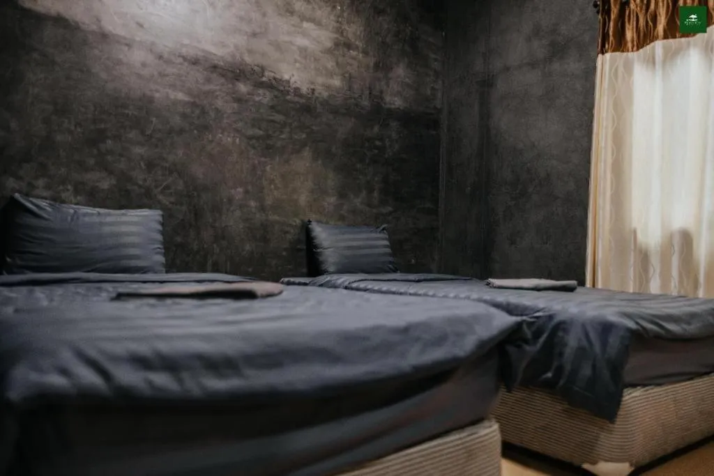 Bed in Pingview Villa Resort