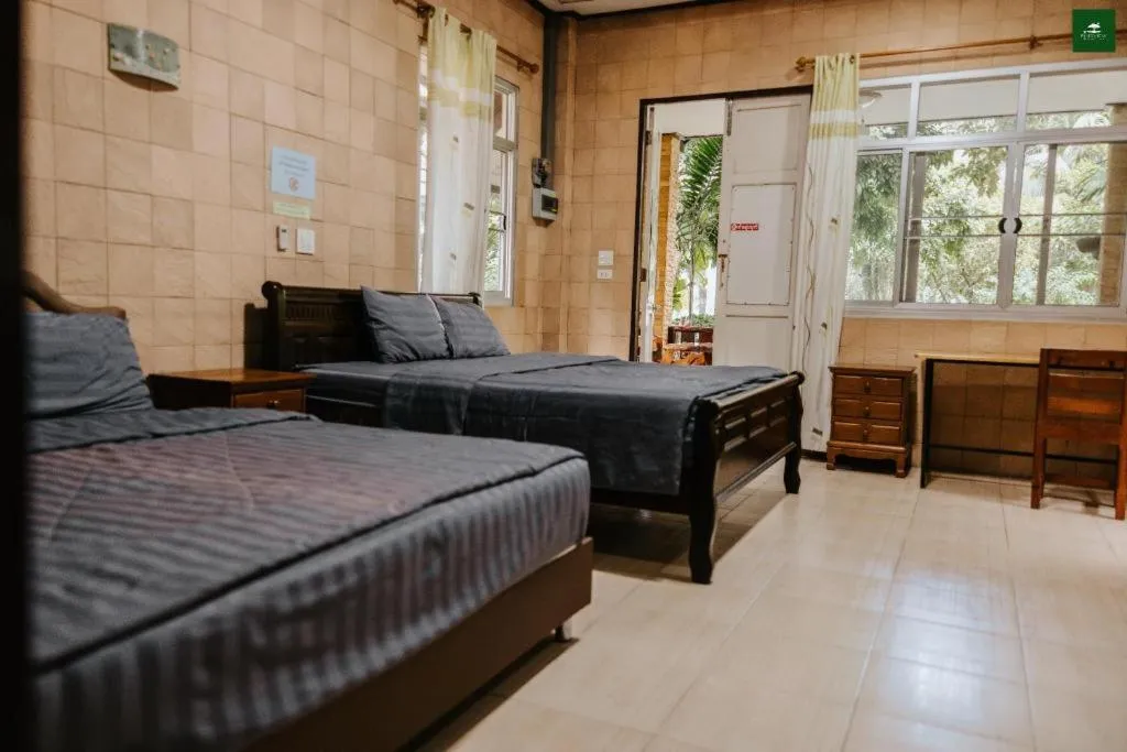 Bed in Pingview Villa Resort