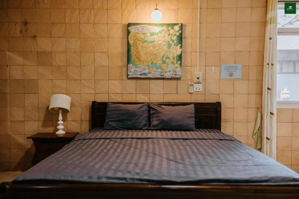 Bed in Pingview Villa Resort