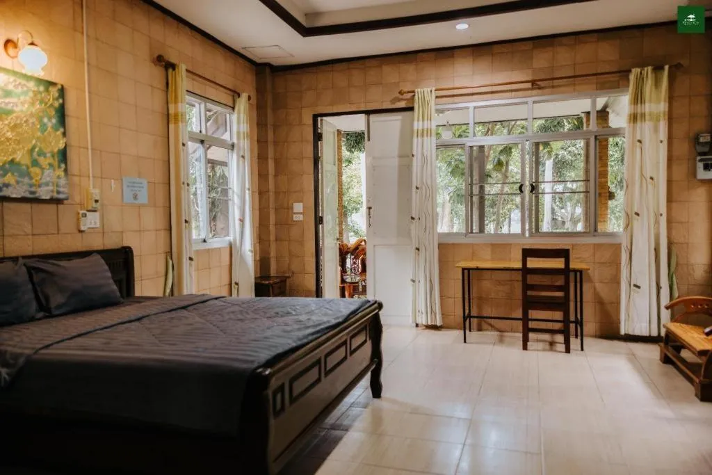 Bed in Pingview Villa Resort