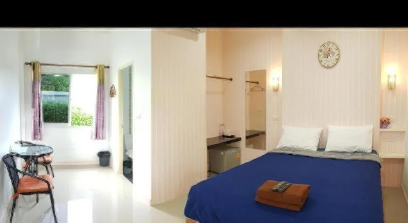 Bed in The Aam resort