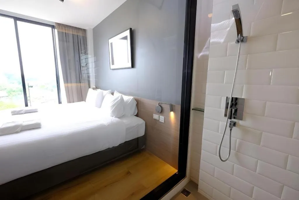 Bed in R Photo Hotel