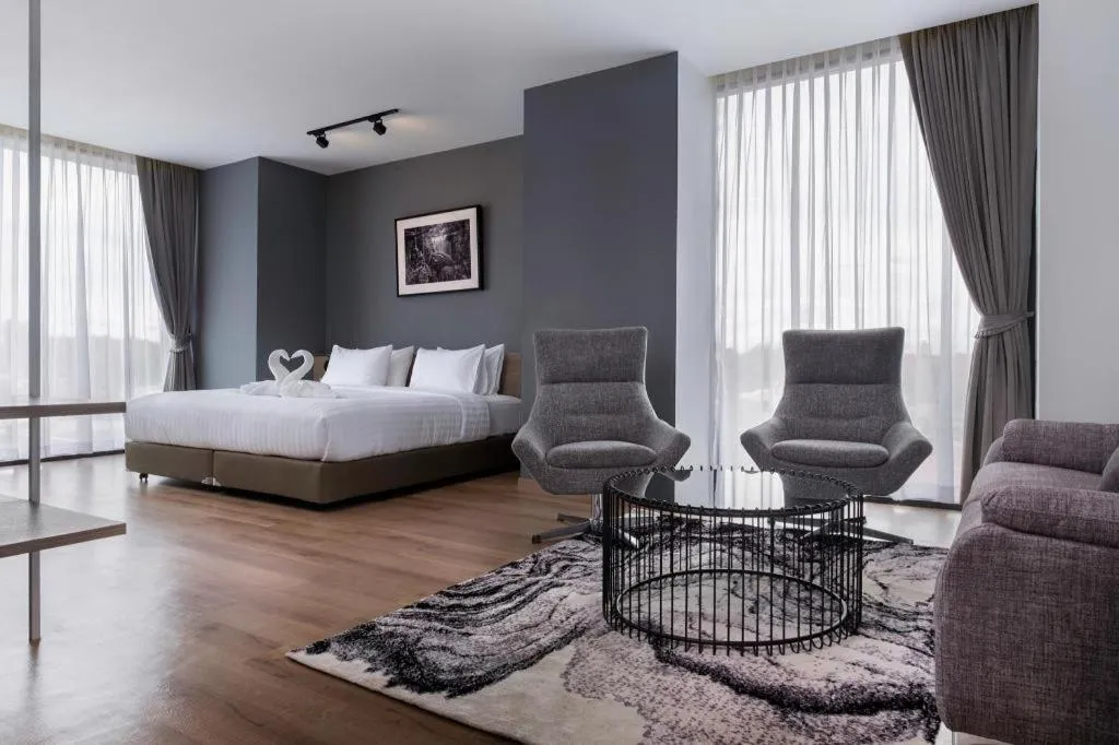 Bed in R Photo Hotel