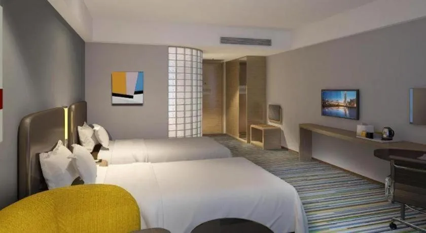 Bed in Holiday Inn Express Zhangye By IHG