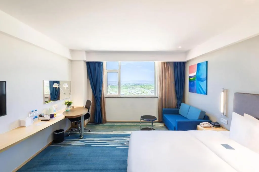 Bed in Holiday Inn Express Zhangye By IHG