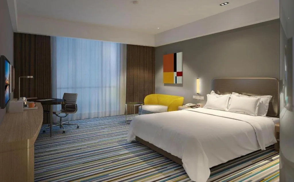 Bed in Holiday Inn Express Zhangye By IHG