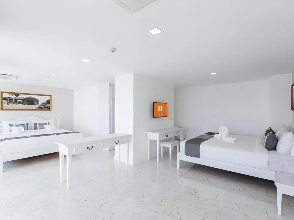 Bed in B2 Hua Hin Premier Hotel