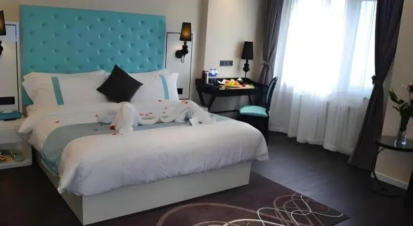 Bed in Xana Hotelle Beijing Qianmen Footbridge Metro Station Bed in Xana Hotelle Beijing Qianmen Footbridge Metro Station