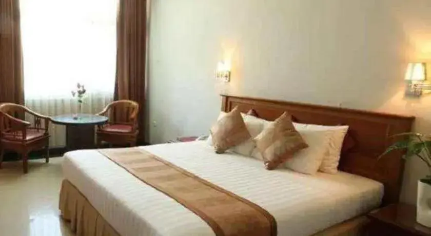 Bed in Hotel Tarakan Plaza Bed in Hotel Tarakan Plaza