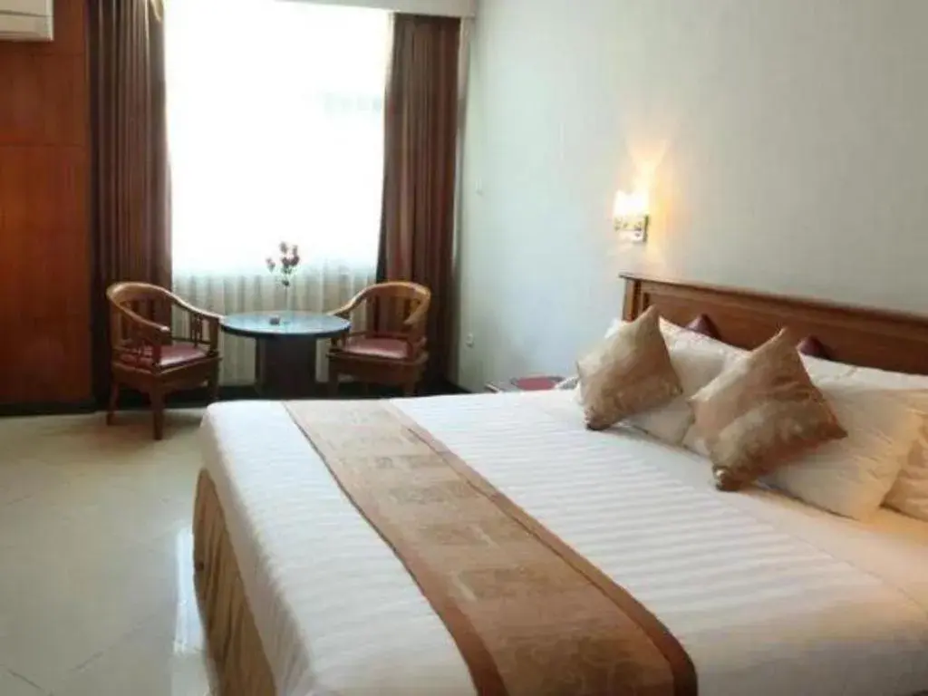 Bed in Hotel Tarakan Plaza Bed in Hotel Tarakan Plaza