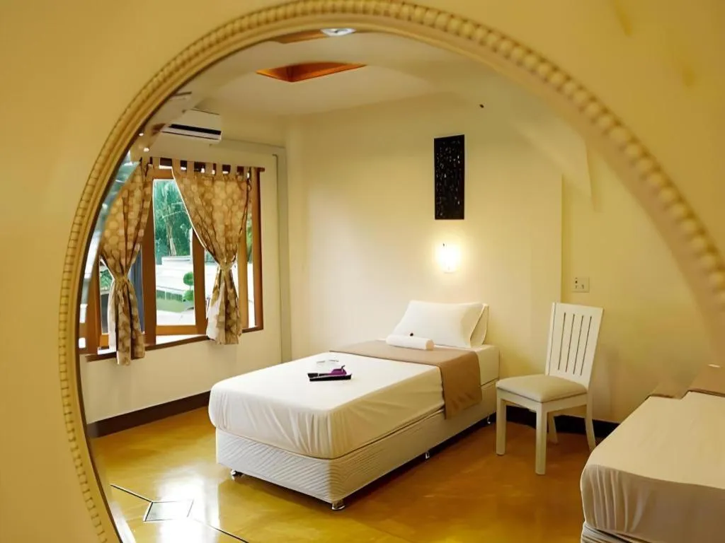 Bed in Baansuan Amphawan Resort