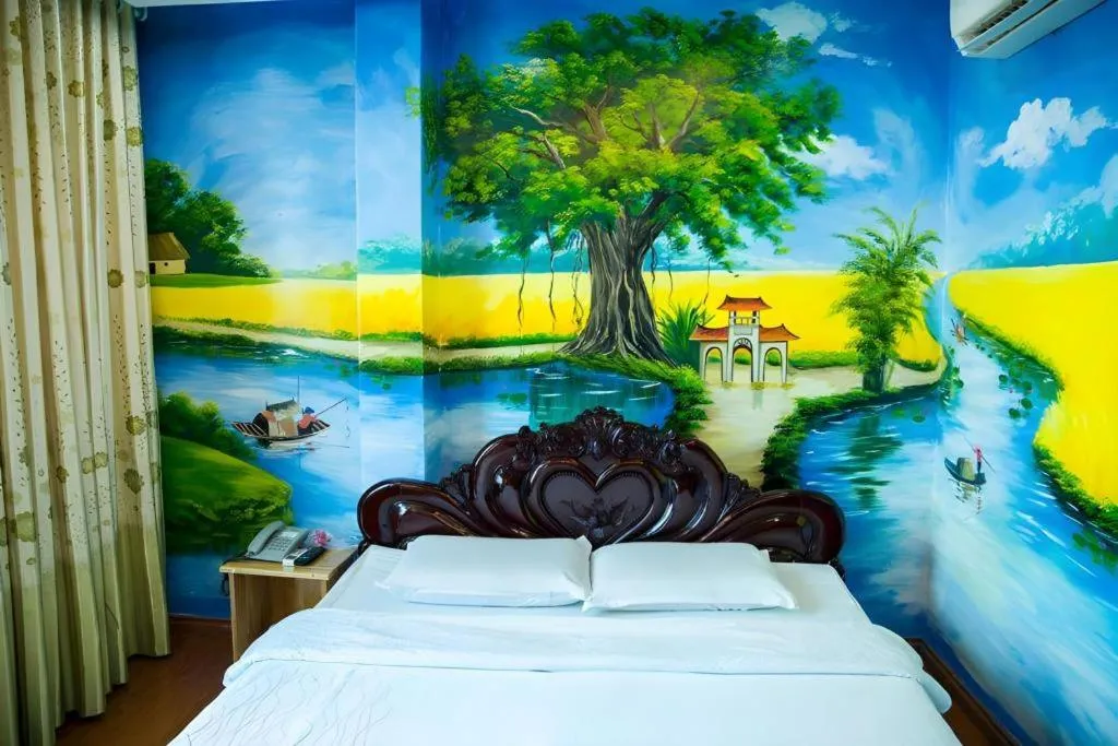 Bed in Phuong Linh Hotel