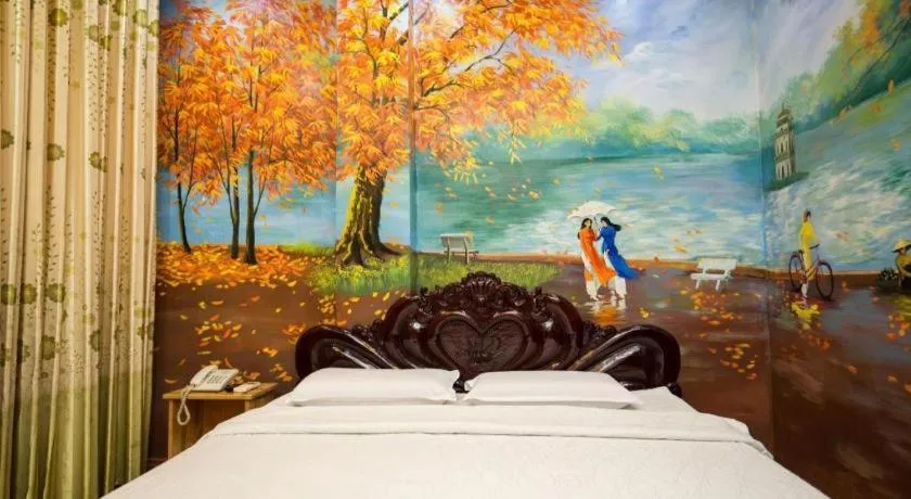 Bed in Phuong Linh Hotel