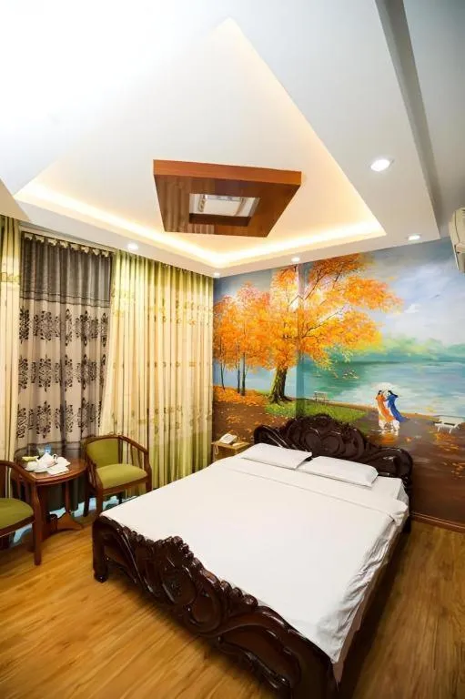Bed in Phuong Linh Hotel
