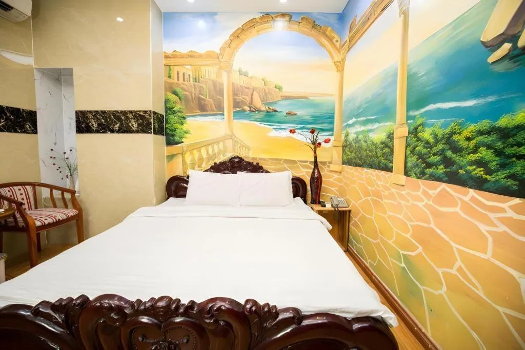 Bed in Phuong Linh Hotel