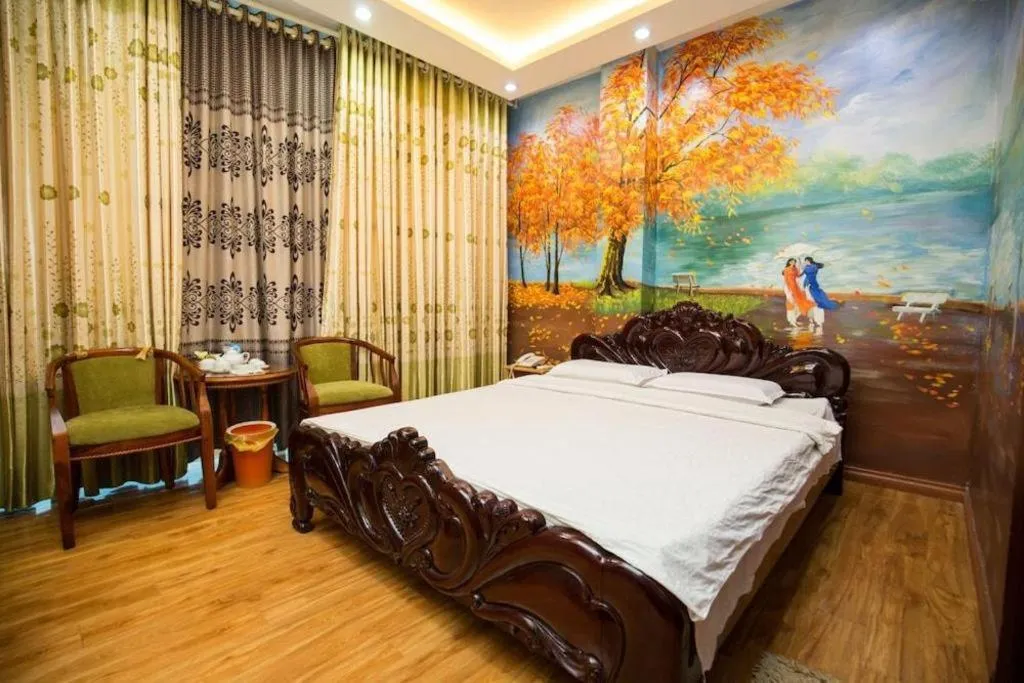Bed in Phuong Linh Hotel
