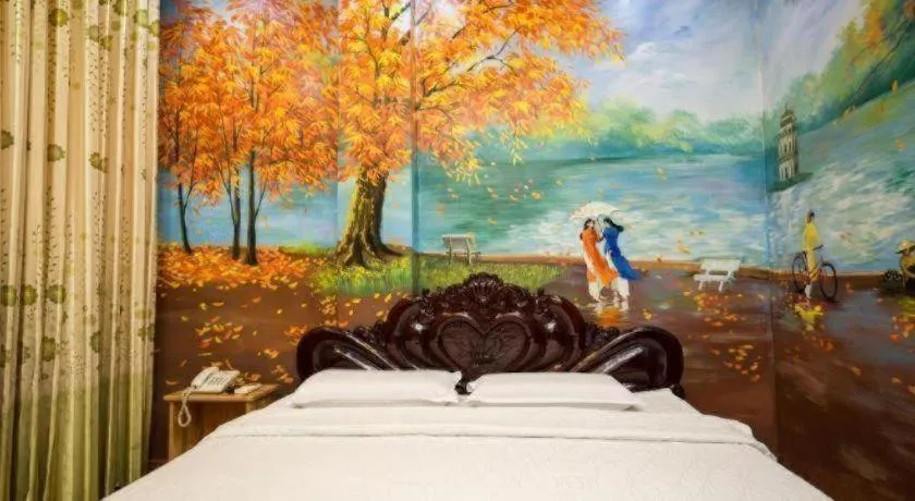 Bed in Phuong Linh Hotel