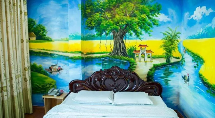 Bed in Phuong Linh Hotel