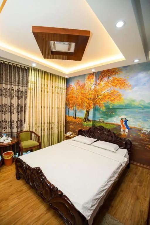 Bed in Phuong Linh Hotel