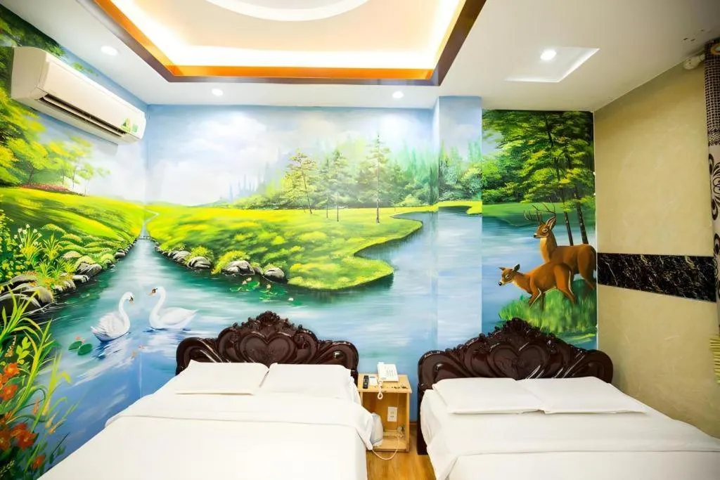 Bed in Phuong Linh Hotel