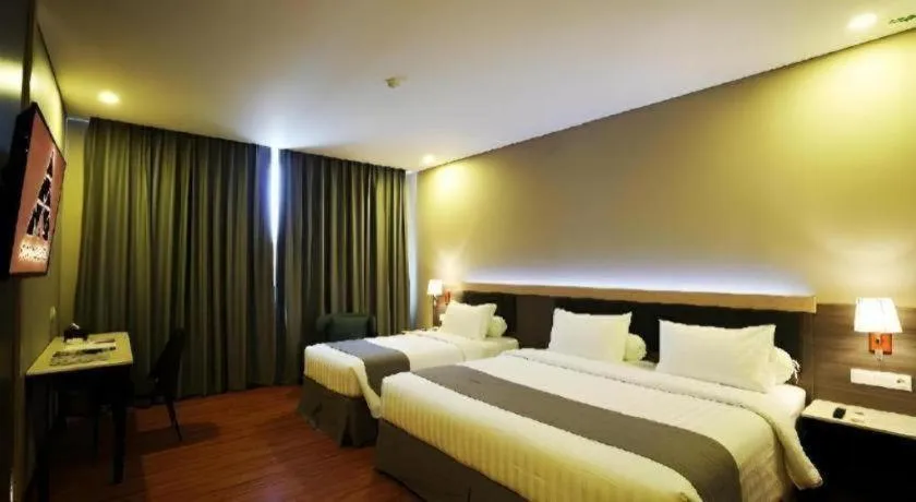 Bed in pyramid suites Hotel