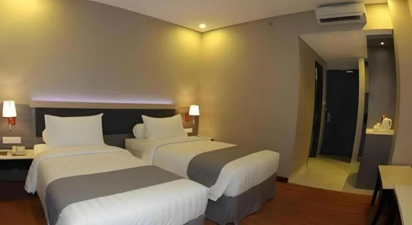 Bed in pyramid suites Hotel