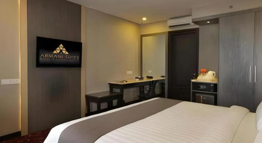 Bed in pyramid suites Hotel