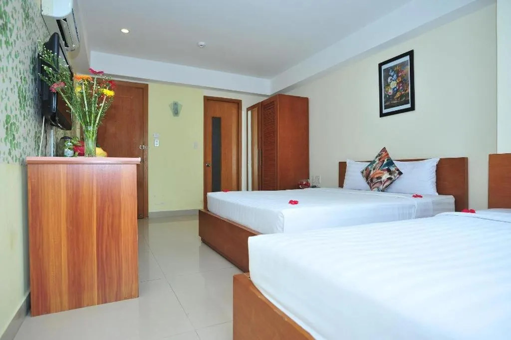 Bed in AMITY HOTEL