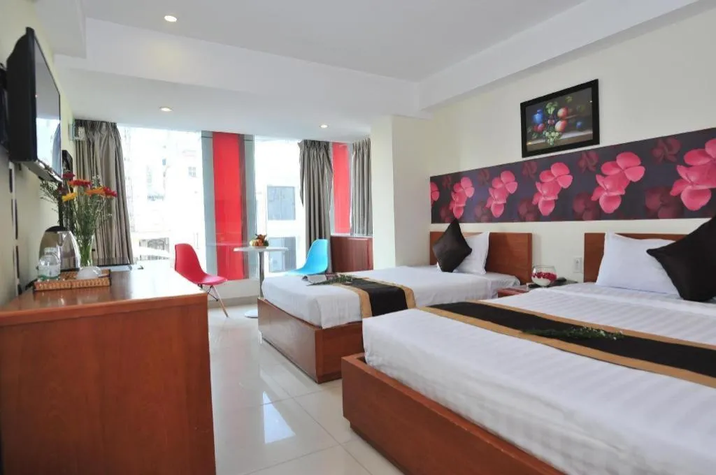 Bed in AMITY HOTEL
