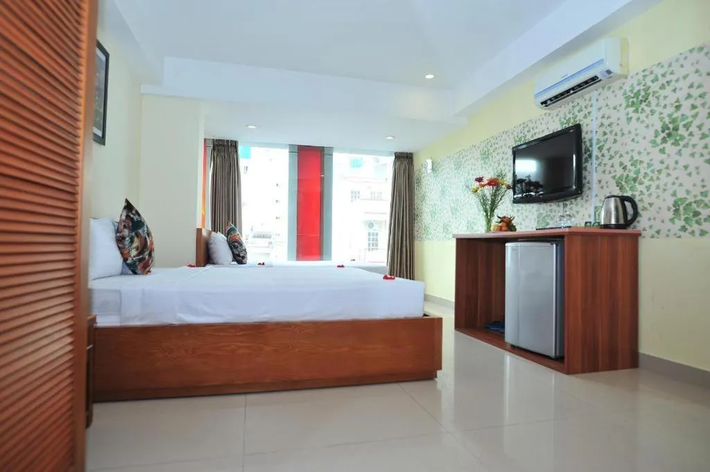Bed in AMITY HOTEL