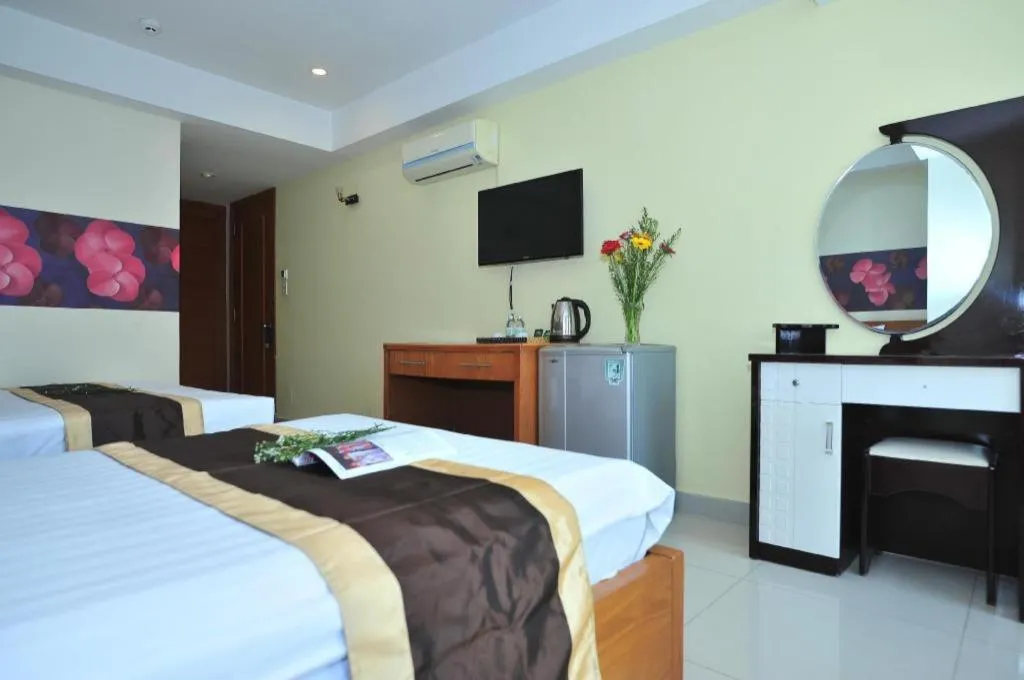 Bed in AMITY HOTEL