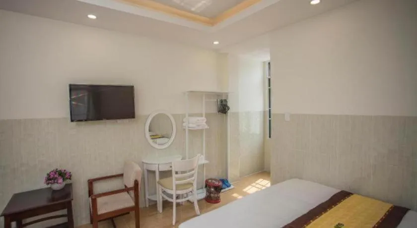 Bed in sun lake hotel