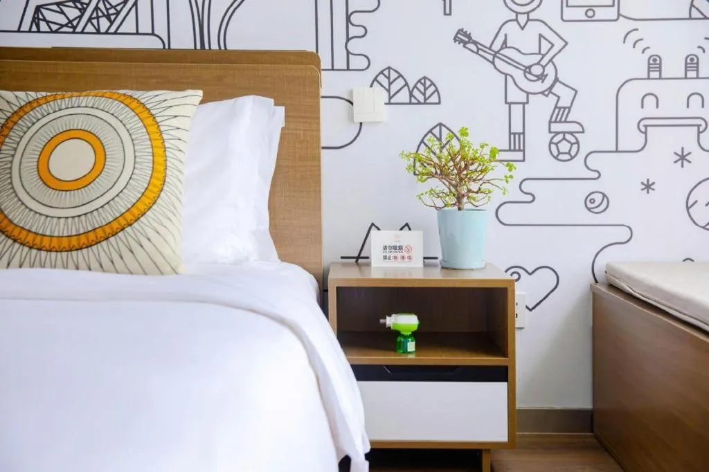 Bed in M Hotel Shenzhen Nanshan