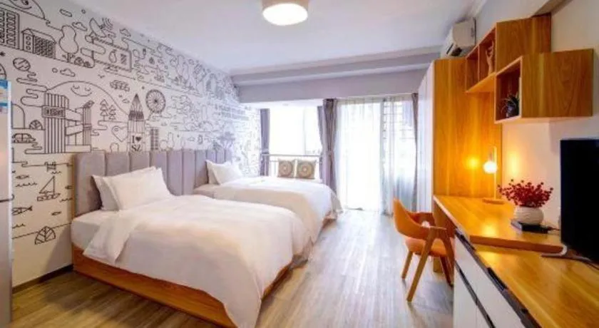 Bed in M Hotel Shenzhen Nanshan