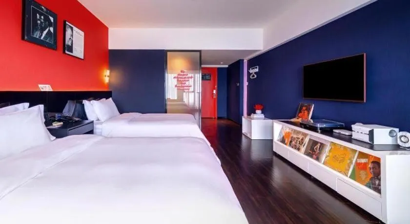 Bed in M Hotel Shenzhen Nanshan