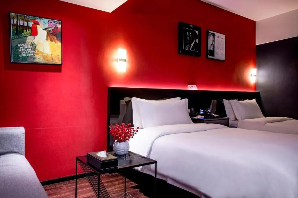 Bed in M Hotel Shenzhen Nanshan