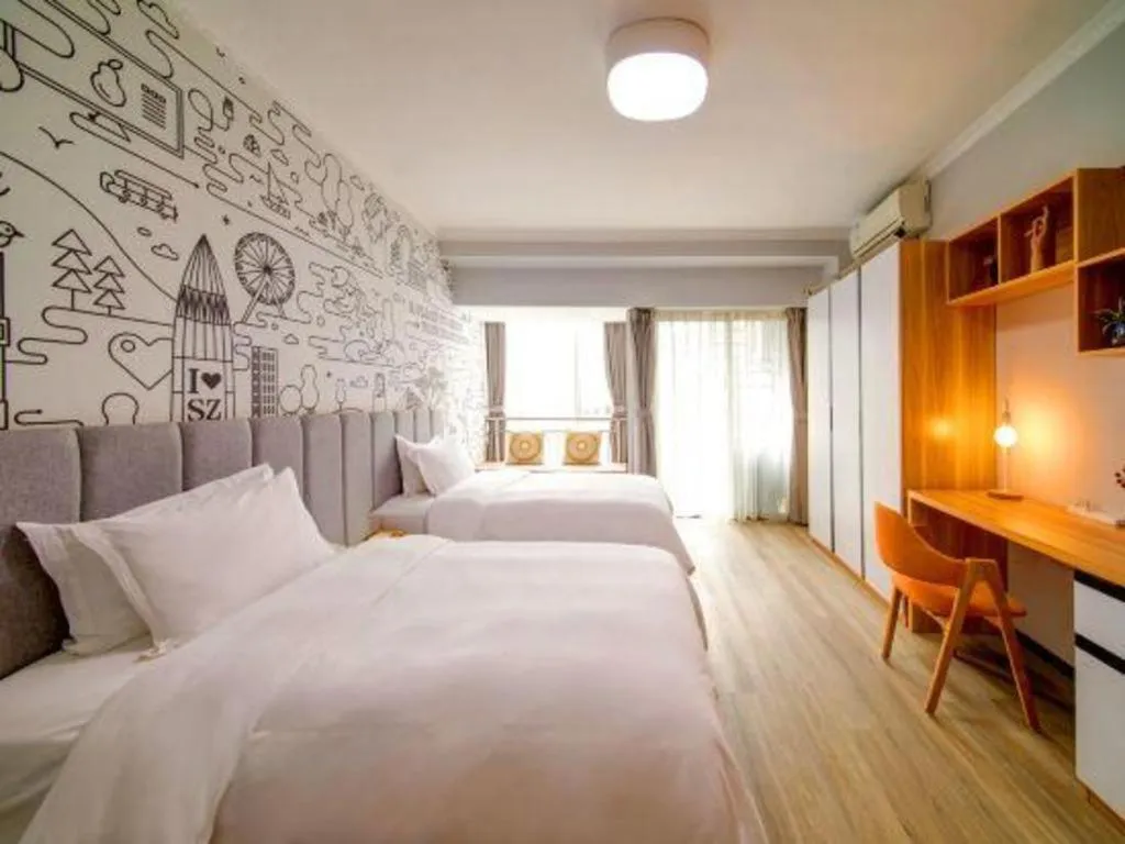 Bed in M Hotel Shenzhen Nanshan