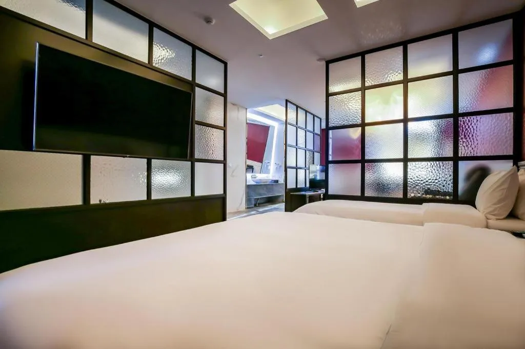 Bed in Hotel Morning Calm