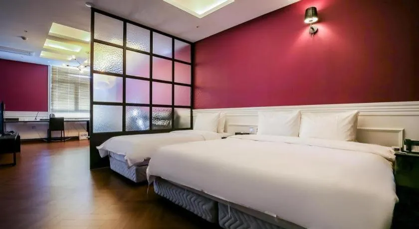 Bed in Hotel Morning Calm