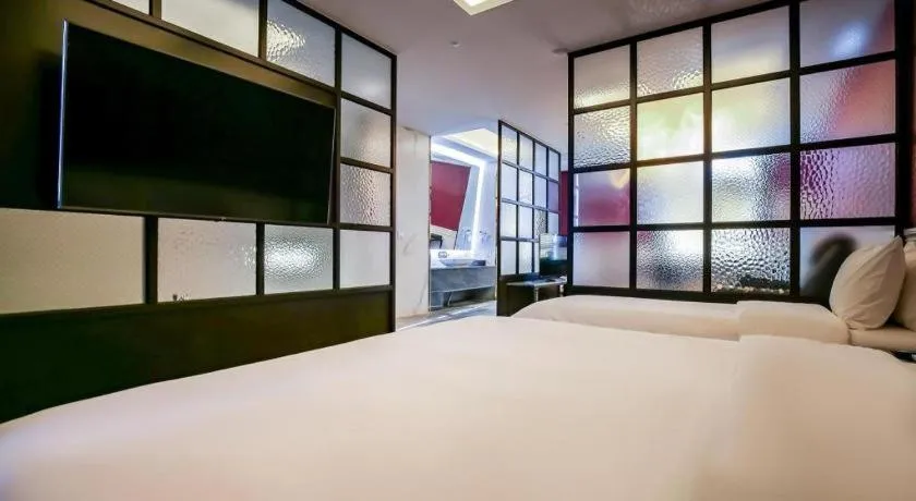 Bed in Hotel Morning Calm