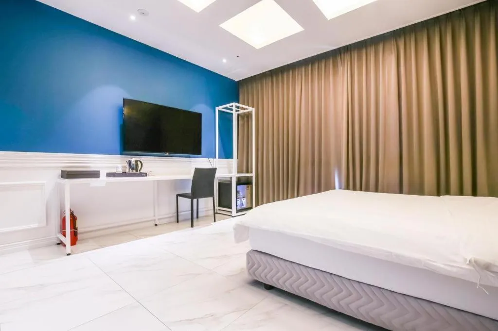 Bed in Hotel Morning Calm