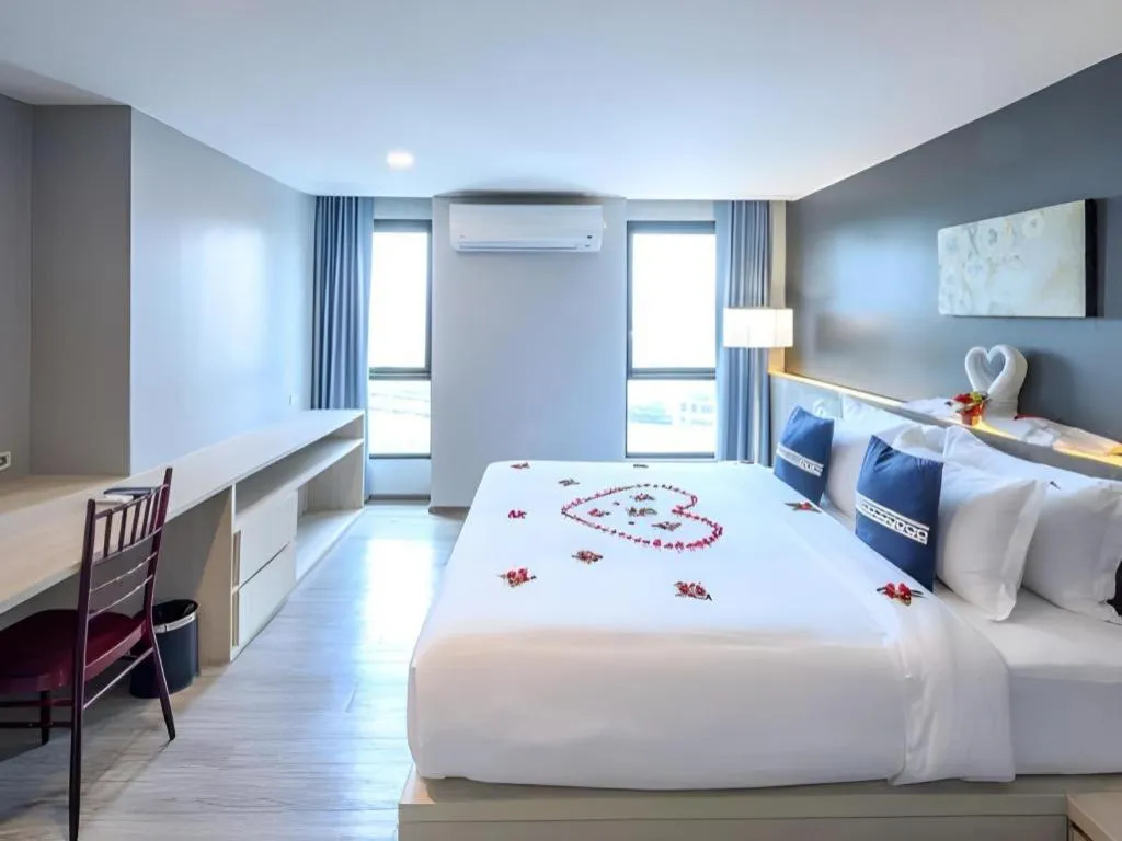 Bed in IWISH Hotel Bangkok